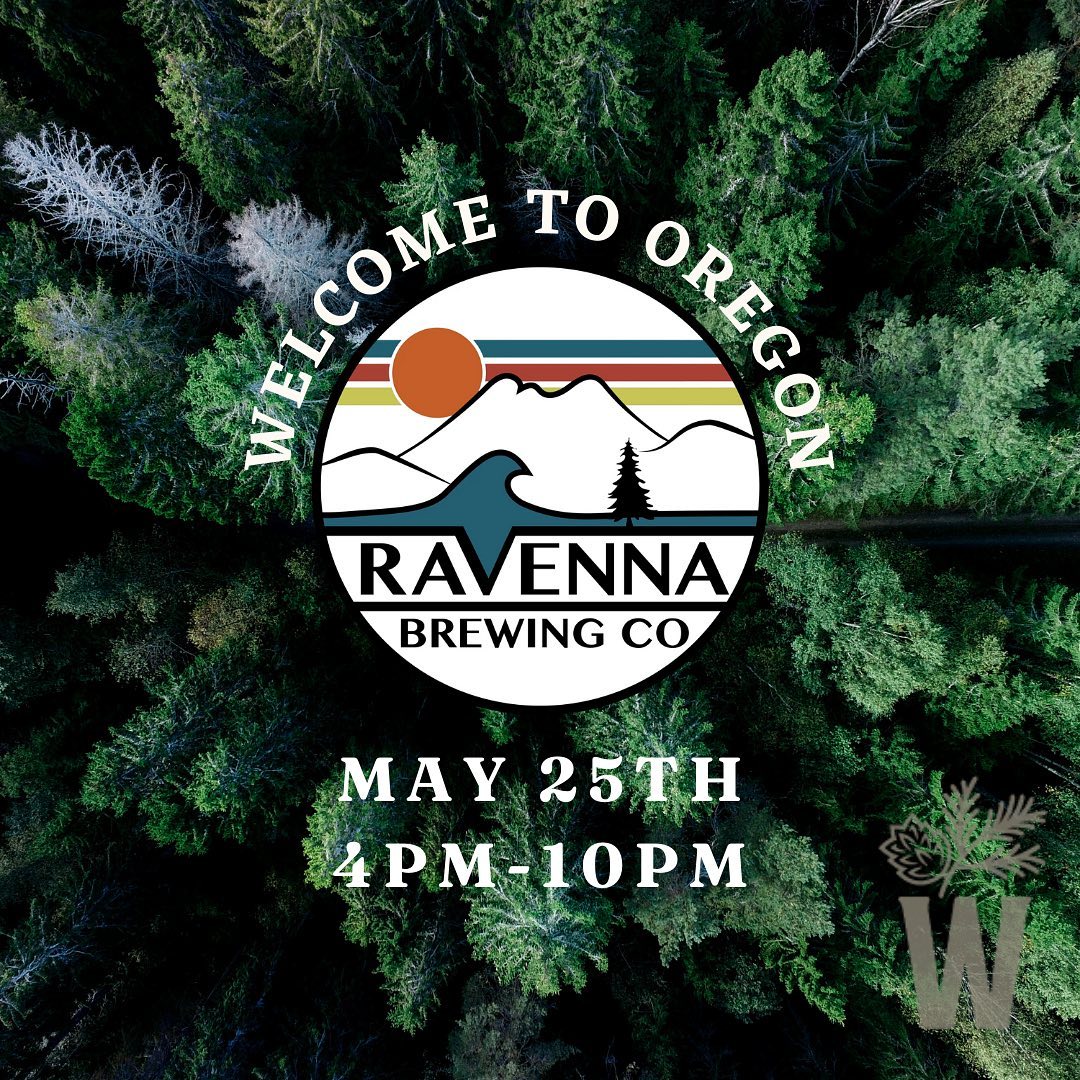 One week from today on Wednesday, May 25th we are so stoked to be hosting Ravenna Brewing out of Seattle, WA! We will be be tapping six different draft offerings and three different packaged items available as well. 
.
Make sure to come out and give them a warm welcome for their first drop into Oregon. 
@ravennabrewing 
.
.
.
.
.
#wildwoodtaphouse #hillsborobeer #tanasbourne #tanasbourneoregon #ravennabrewing #seattlebeer #craftbeer #craftbeerlife #craftbeerlover #oregonbeer #beer #beerme #beerlover