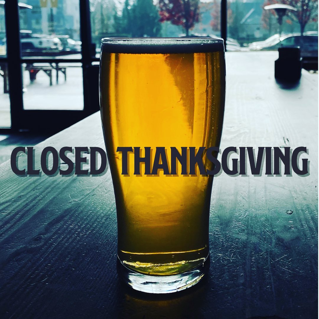 We are so grateful for everyone and your continued love and support of Wildwood. 
We will be closed Thursday, November 24th for Thanksgiving to spend time with our families. 
Make sure to come in Wednesday and grab some beers for the holiday! 
.
.
.
.
#wildwood #wildwoodtaphouse #thanksgiving #familytime #hillsborobeer #pnw #pnwbeer