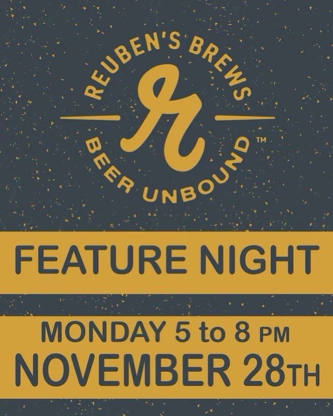 Hey all! Mark your calendars, we will be hosting the Reuben’s Brews team for a very special evening on Monday, November 28th! We will have some wonderful new, and pre-release beers available on draft! Come by and meet the team and share a beer with the ones who make it all happen. 
@reubensbrews 
.
.
.
.
#wildwood #wildwoodtap #wildwoodtaphouse #reubens #reubensbrews #craftbeer #craftbeerlife #craftbeerlover #pnw #pnwbeer #seattlebeer #hillsborobeer #portlandbeer #partyon