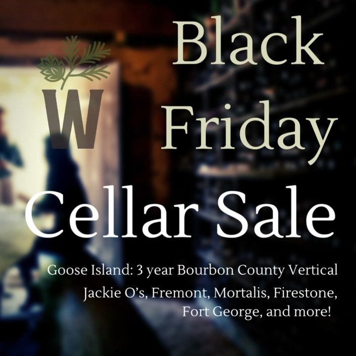 🚨 BLACK FRIDAY CELLAR SALE!!!! 🚨 
We are pulling cases of beer that have been resting in our cellar but it’s time for some of them to see the light of day again. 
Bottles will be available at open on Black Friday until sold out, quantities are limited of each so don’t wait. 
.
Keep an eye out on our stories, we might be posting a few sneak peaks 🫣!! 
.
.
.
.
#wildwoodtap #wildwoodtaphouse #cellarsale #blackfriday #blackfridaysale #beersale #pdxbeergeeks #pnwbeer #pdxbeer #pdxbeercellar #hillsborooregon #pdxbeer