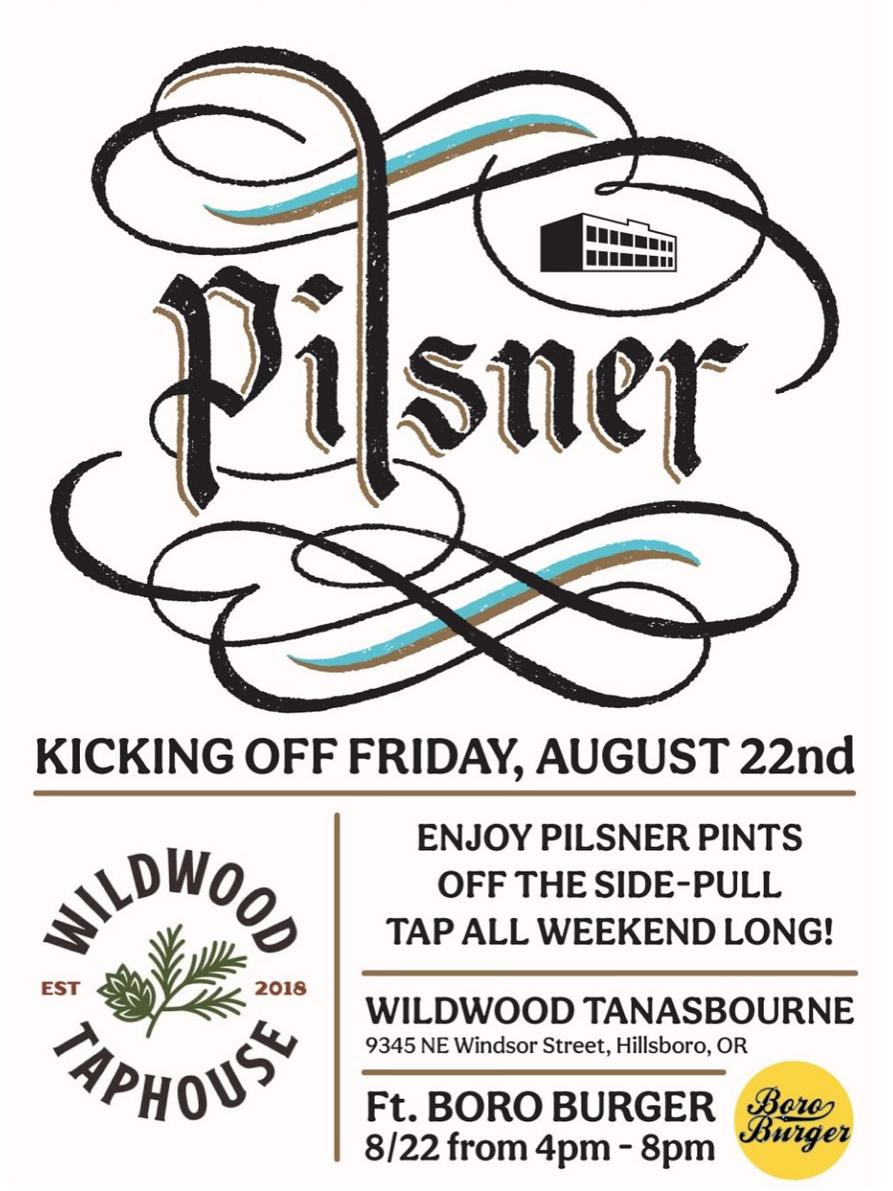 This Friday, we are super honored to be hosting the westside release of the new Fort George Pilsner! We will be pouring it on the side pull faucet all day! 
We will also have Boro Burger slinging some burgs for us in the burbs from 4pm - 8pm. 
.
.
@fortgeorgebeer 
@boroburger503 
.
.
#wildwoodtaphouse #hillsborooregon #fortgeorgebrewery #fortgeorge #pilsner #beerrelease #